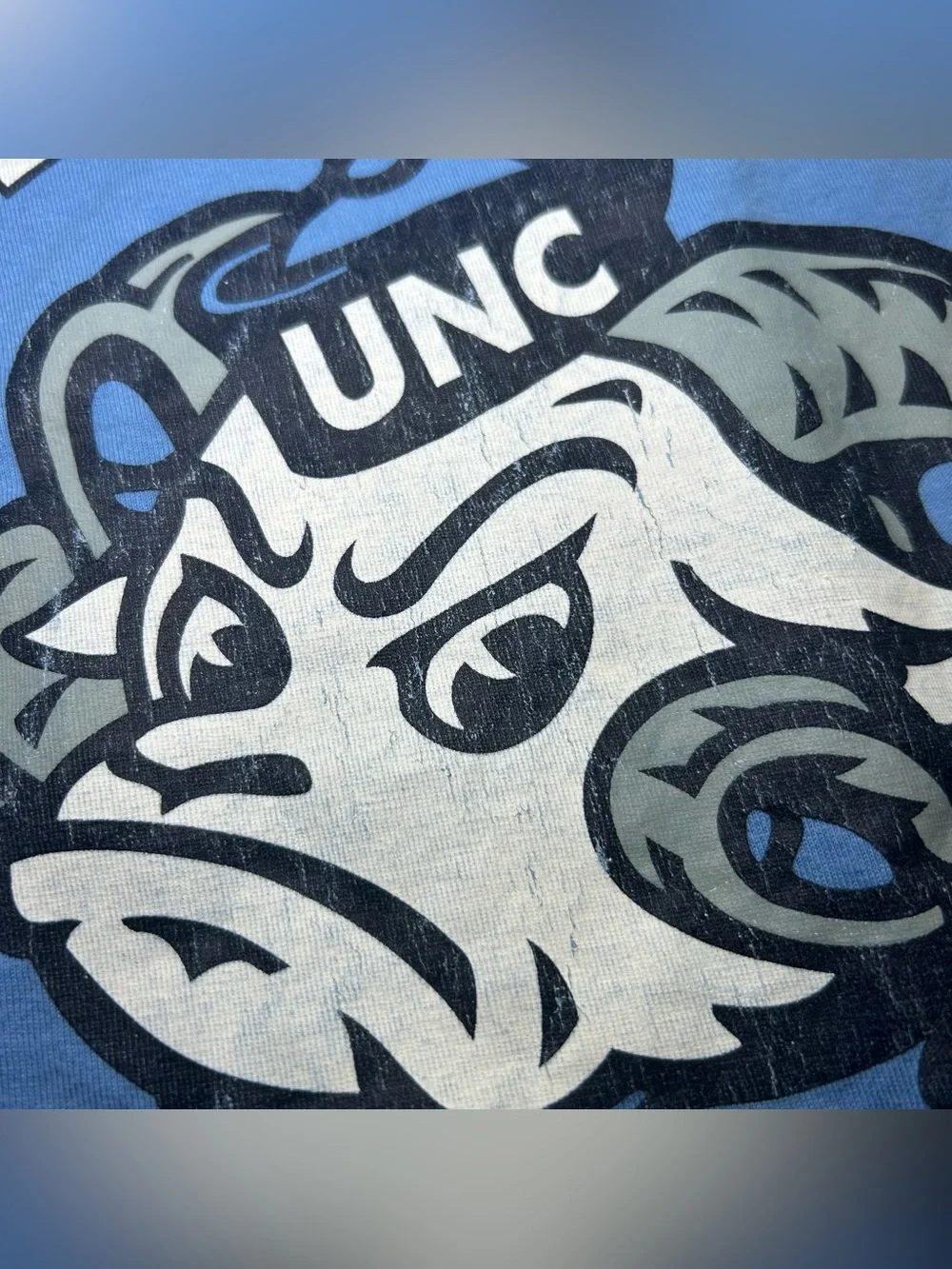 Jordan UNC Tar Heels Basketball The Ceiling is the Roof T-Shirt 2017 Champs sz L